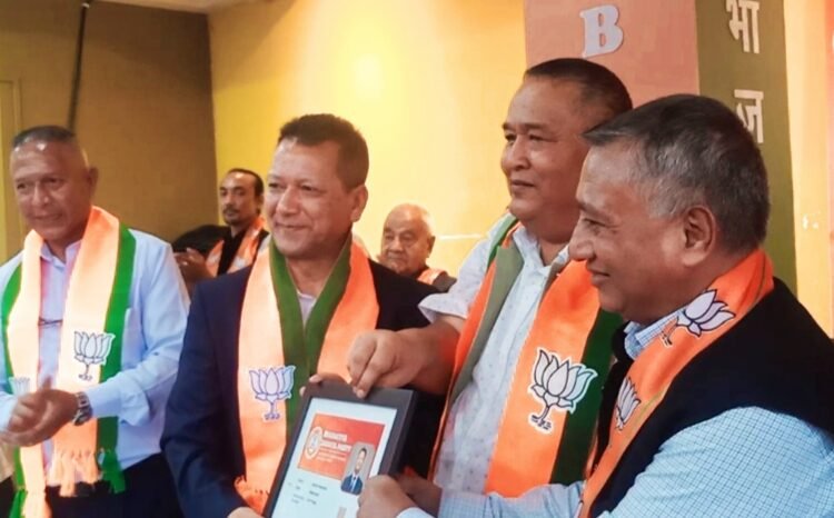 Ex-UDP leader Jemino Mawthoh joins BJP after reading party constitution