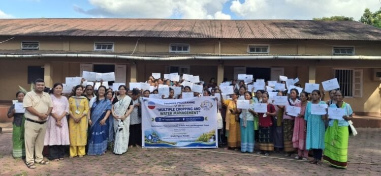 KVK, NERIWALM hold training on multiple cropping & water management