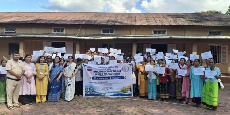 KVK, NERIWALM hold training on multiple cropping & water management
