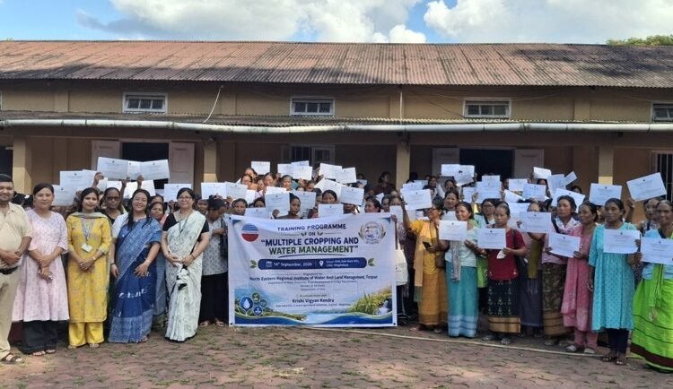 KVK, NERIWALM hold training on multiple cropping & water management