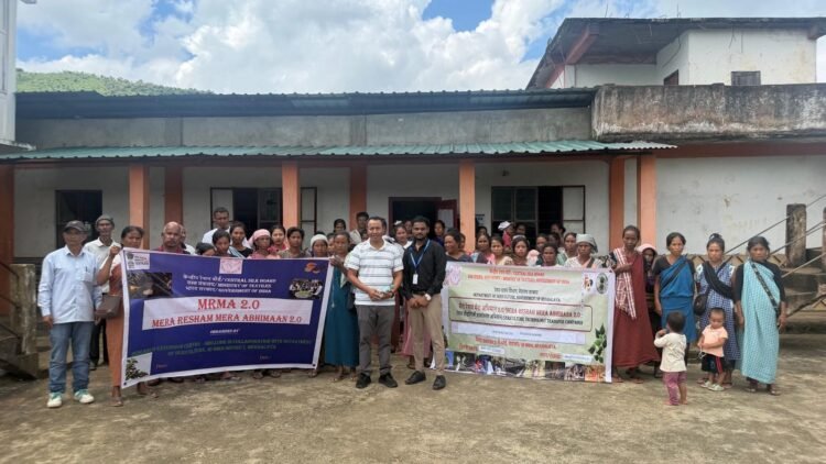 MRMA 2.0 campaign promotes Eri, Muga sericulture in Ri-Bhoi