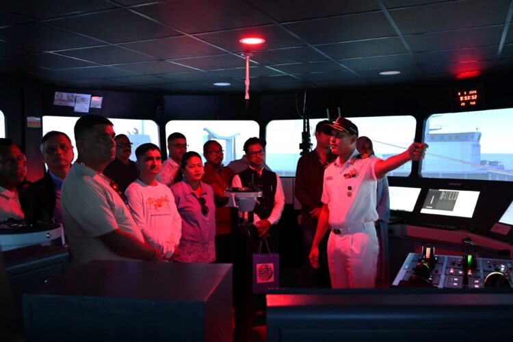 Meghalaya, Sikkim journalists tour INS Sunayana, get glimpse of naval operations