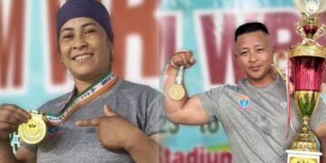 Meghalaya cops win double gold at arm wrestling