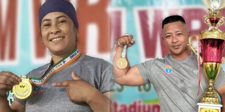 Meghalaya cops win double gold at arm wrestling