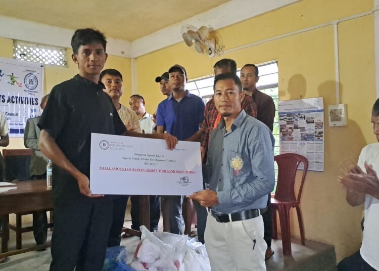 Raid Nongtluh village takes step to promote sports & youth devp