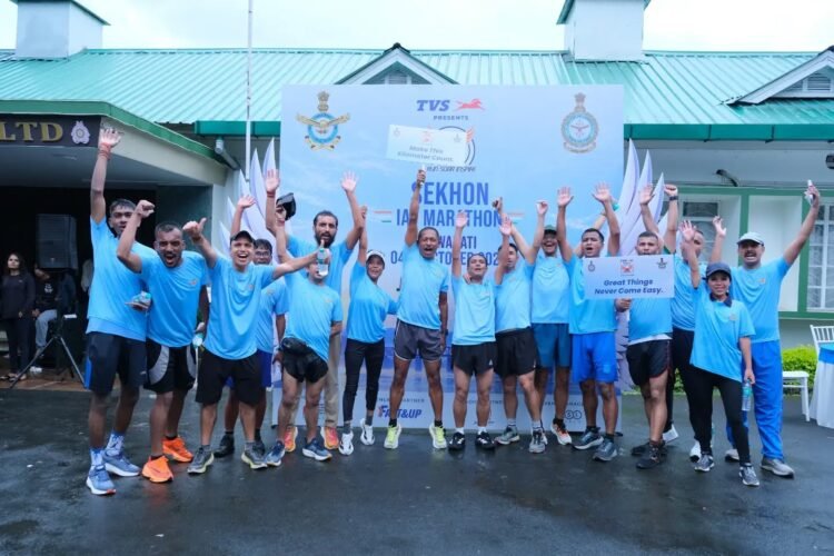 100-plus take part in IAF tribute run