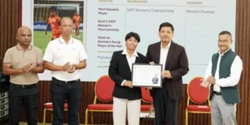 Achiever of the Month in Sports felicitated by CM