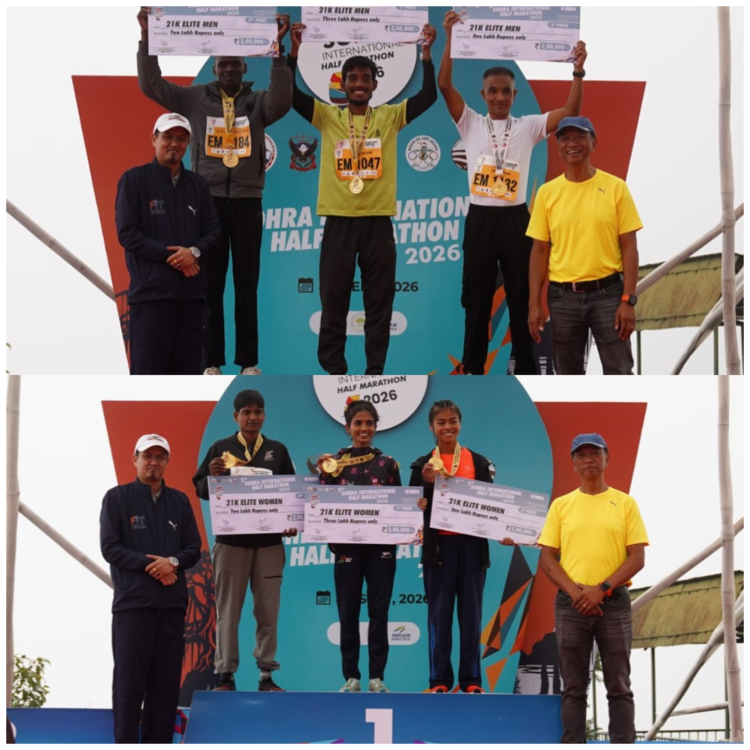 2 Meghalayans take podium positions in Sohra Half Marathon elite races