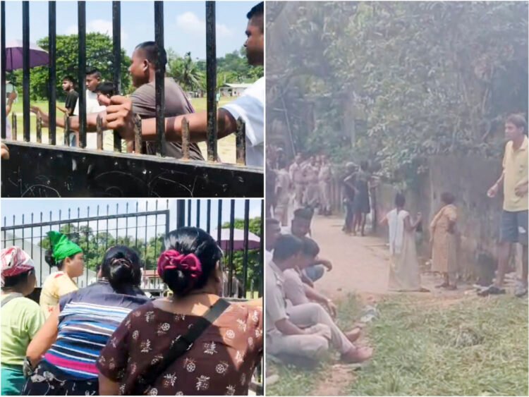 Tension at Maikhuli as Assam group blocks road, clashes with locals