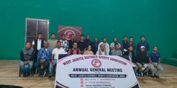 West Jaintia District Sports Association elects new office bearers