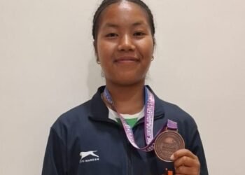 Tusame wins another medal for Meghalaya at East Zone Junior Athletics