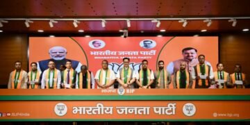 BJP pulls off coup, 8 UDP MLAs join saffron party
