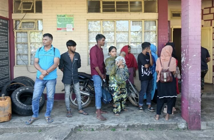 WJSU nabs 11 Bangladeshis, 1 broker near Dawki