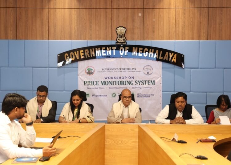Workshop on Price Monitoring System held in Shillong