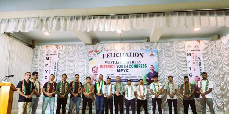 Youth Congress felicitates new WJH leaders