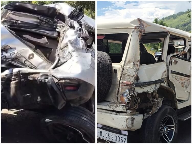 Drunk truck driver rams 2 cars at Umroi, 1 injured