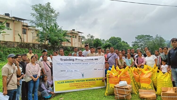 43 farmers trained in pig entrepreneurship at KVK Ri-Bhoi