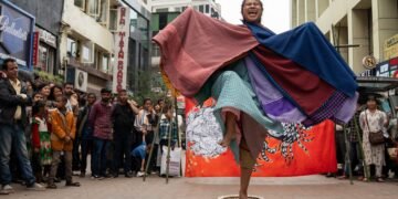 From Oslo to Shillong, street performance explores women in ecological crises
