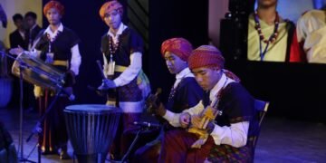 Schools compete in state-level traditional singing competition