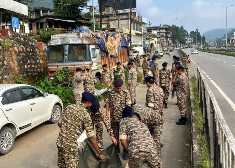 CRPF observes 47th Raising Day with cleanliness drive in Nongpoh