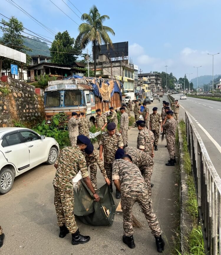 CRPF observes 47th Raising Day with cleanliness drive in Nongpoh