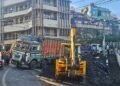 Coal truck overturns in Shillong, driver flees