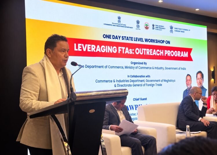 Meghalaya eyes $26.8 trillion market via FTAs; State exports at just $77 million