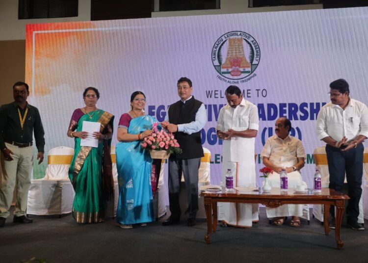 Dy Chief Whip attends legislators programme at Mahabalipuram