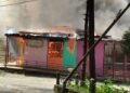 Fire guts sweet shop inside NEHU campus