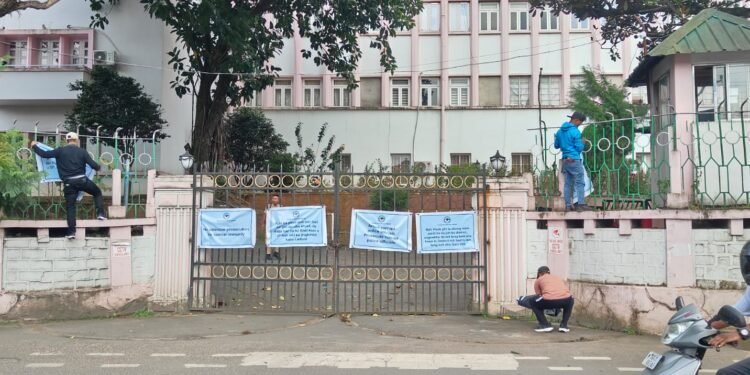 KSU banners at Secretariat, SP office targets Syiem 