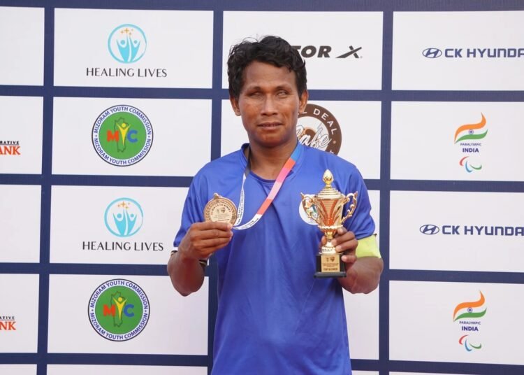 Klingson Marak in Japan for blind football at Asian Para Games 2026