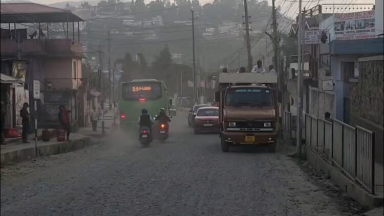Lailad-Nongmensong Road a shambles for weeks