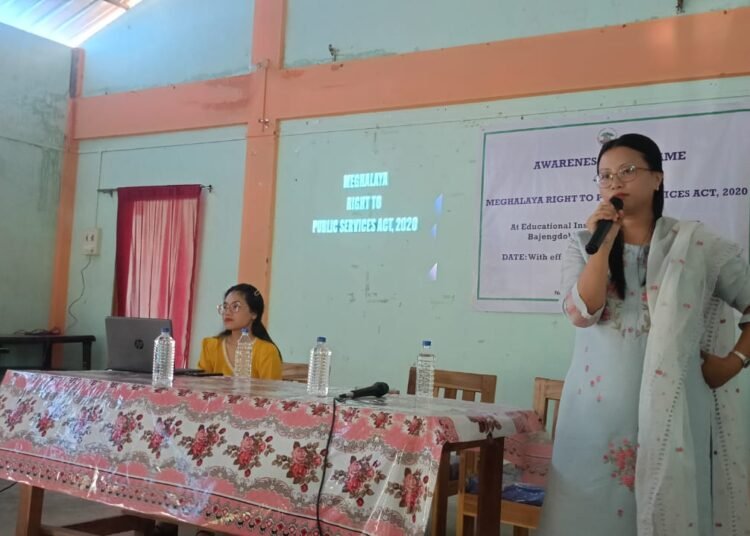 North Garo Hills runs week-long drive on Right To Public Services Act in schools