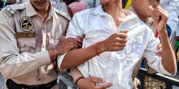 Over hundred people gather in front of Assam Secretariat to press for ‘justice for Zubeen’