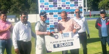 Ranji 2026-27: Sikkim hold out for draw, Meghalaya’s Ram Gurung named POTM